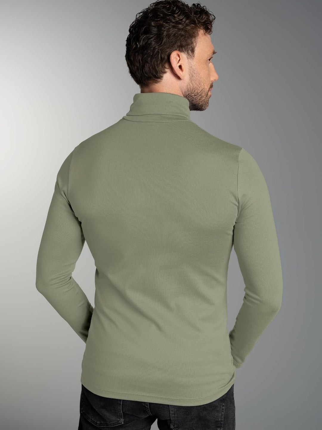 Trigema Rollkragenshirt XL Salbei, XL Salbei