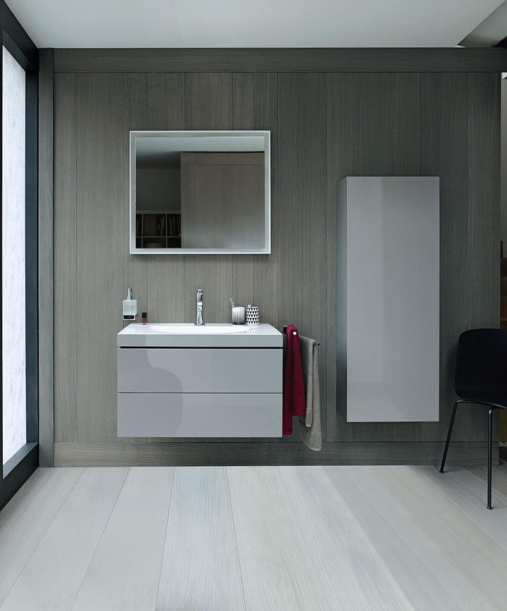 Duravit Seifenspender Karree, Flüssigseifen-Spender, Pumpseifenspender nachfüllbar, Wandmontage, Fas