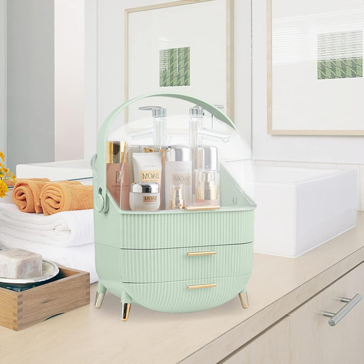 Make-up Organizer Aufbewahrungsbox, Make-up Display-Schachtel mit Deckel, staubdichte wasserdichte K