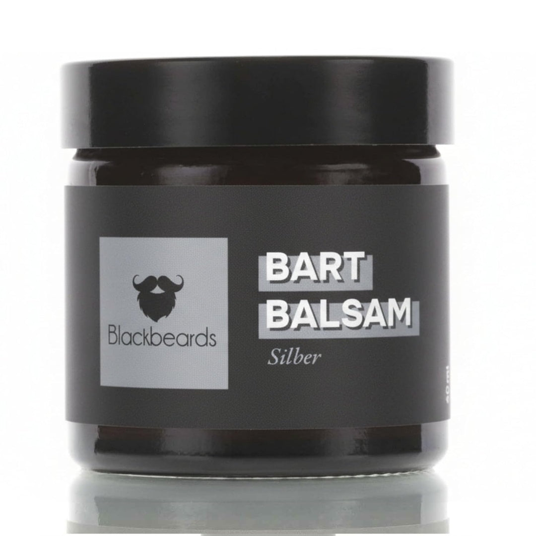 Blackbeards Bartbalsam Silber – ohne Duft – Duftneutral & Parfümfrei – Bartpflege für empfindliche H