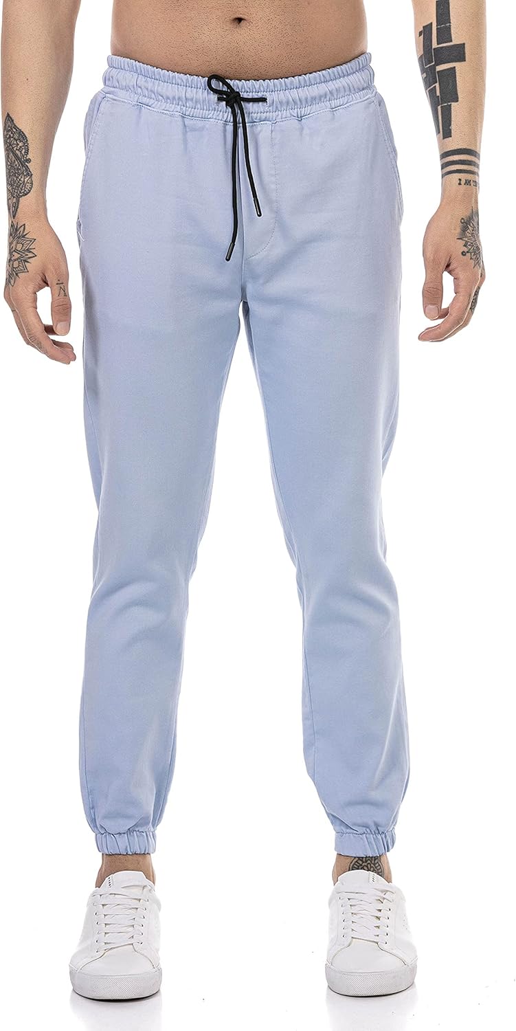 Redbridge Hose für Herren Freizeit-Hose Jogger Pants Chino L Hellblau, L Hellblau