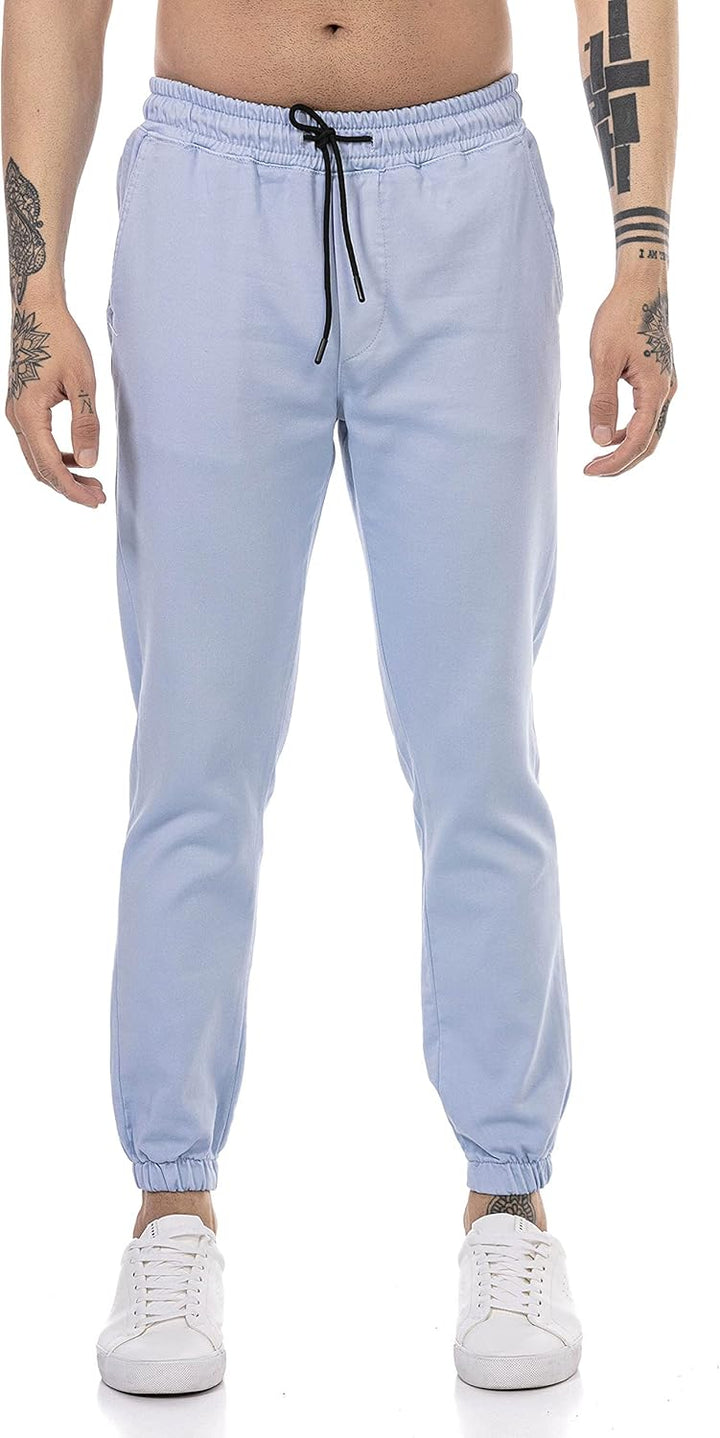 Redbridge Hose für Herren Freizeit-Hose Jogger Pants Chino L Hellblau, L Hellblau