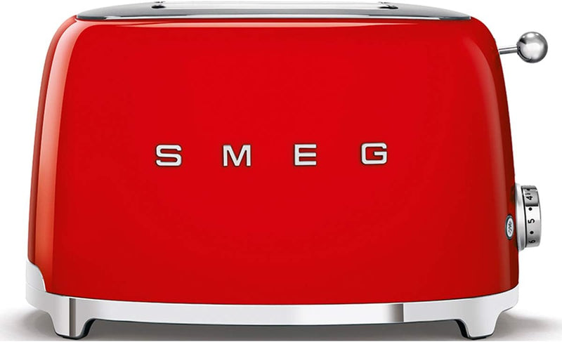 Smeg TSF01RDEU Toaster 2 Scheiben, rot