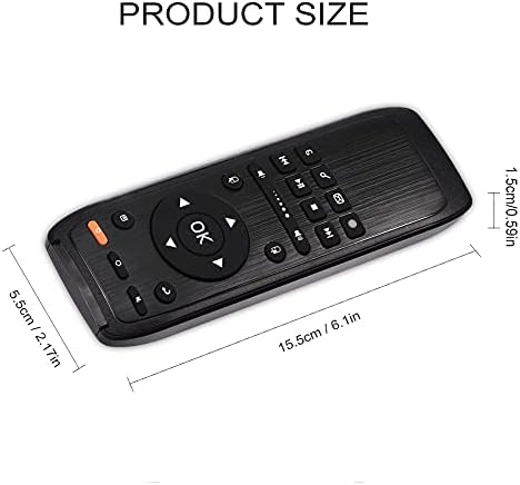 ciciglow Tragbare Air Maus, Kabellose Tastatur Fernbedienung, Kabellose Remote Tastatur, Ergonomisch