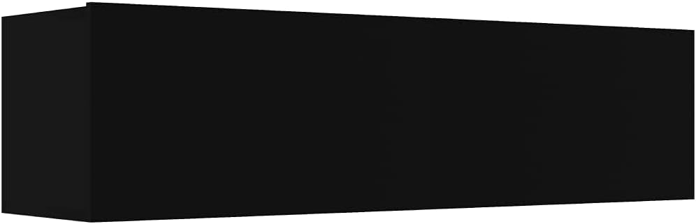 Festnight TV Wandboard Hängend Schwarz TV-Wandschrank Lowboard Hangend Hängeschränke Hänge TV Board