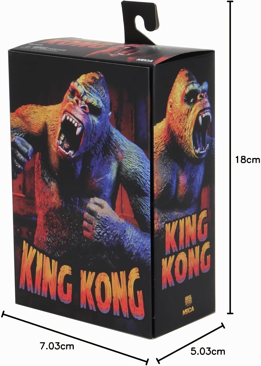 NECA King Kong Figur Illustrierte Farbausgabe One Size