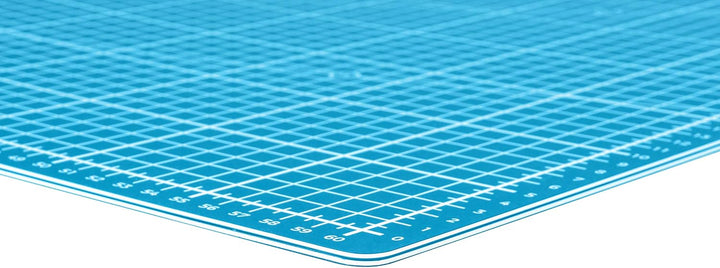 SEMPLIX Schneidematte A2 selbstheilend faltbar 60 x 45 cm (Petrol) | Selbstheilende faltbare Schneid