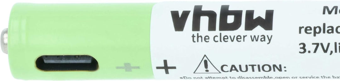 vhbw 2X Akku kompatibel mit Ledlenser P4R Core Taschenlampe Kopflampe (650 mAh, 3,7 V, Li-Polymer)