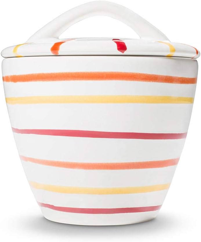 GMUNDNER KERAMIK Zuckerdose Gourmet Durchmesser : 9 cm Landlust Geschirr, handgemacht in Österreich