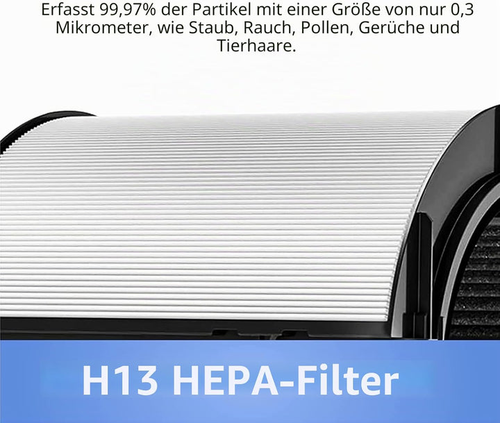 2-in-1 HEPA + Kohle-Ersatzfilter, kompatibel mit Dyson HP04 TP04 DP04 PH04 HP09 TP09 HP07 TP07 PH03