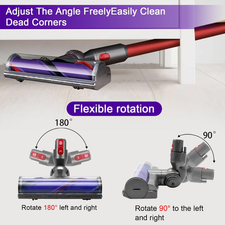 Bürste kompatibel für Dyson V11 V15 V10 V7 V8 Staubsauger zubehör, Bodendüse Ersatzteile für Dyson V