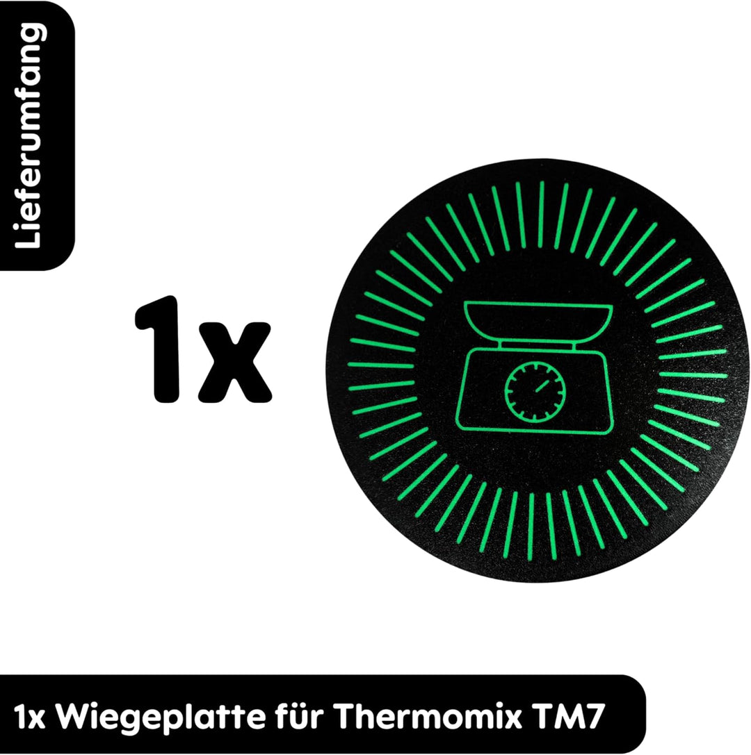 Wiegeplatte für Thermomix TM7 Vorwerk – Waagenabdeckung Wiegeaufsatz Zubehör Gadget für Thermomix TM