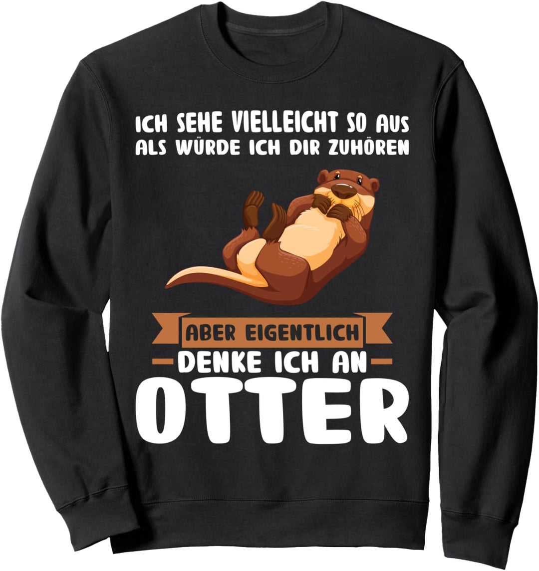 Otter Wassermarder Seeotter Sweatshirt