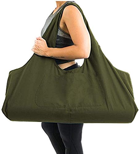 Namvo Grosse Tasche für Yogamatte, Mehrzweck-Turnbeutel mit Seitentasche, Tragetasche Passend für di