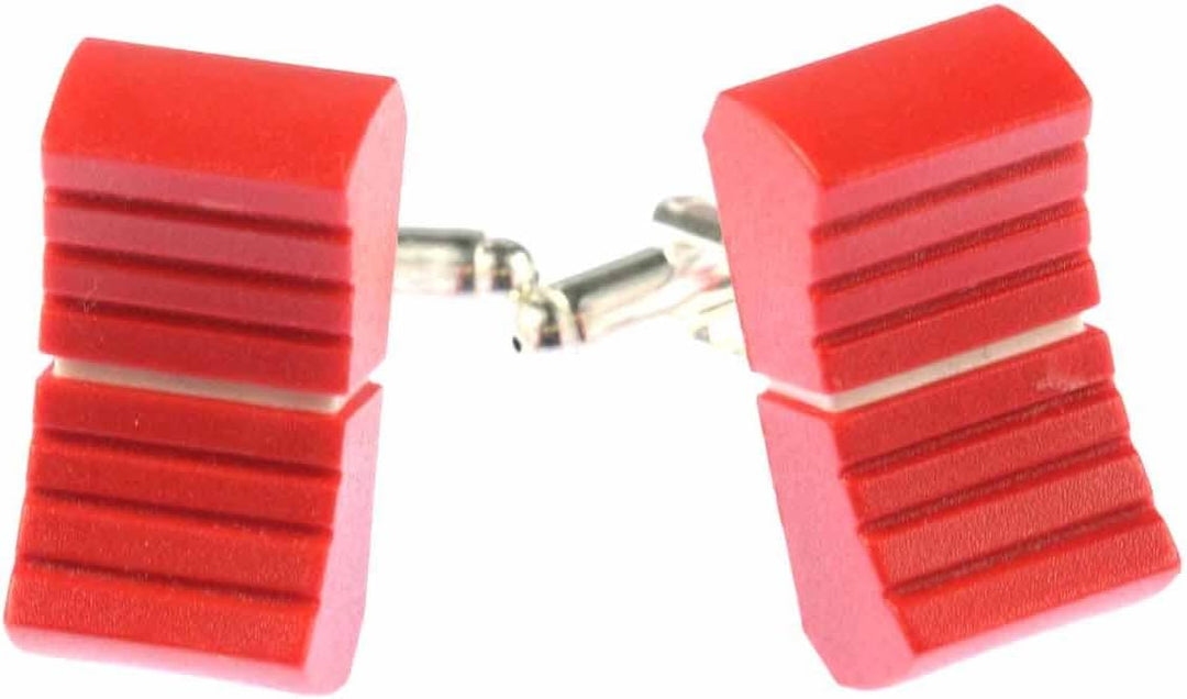 Miniblings Fader Manschettenknöpfe Miniblings Regler DJ Tontechniker Mischpult Mixer rot - Herrensch