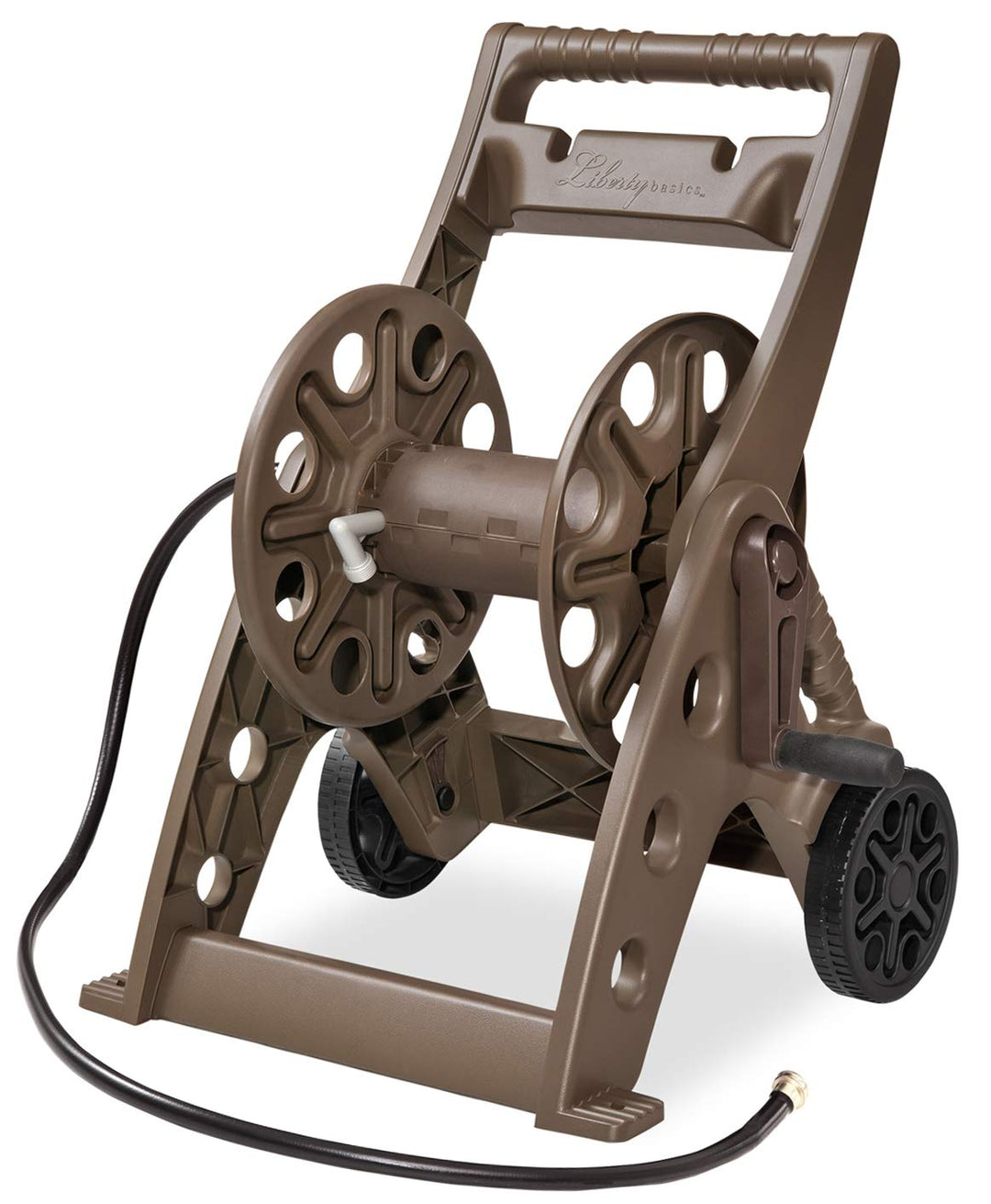 Liberty Garden Products 514 Zweirad, Schlauchwagen, Kunststoff, Bronze (Montage erforderlich), Schla