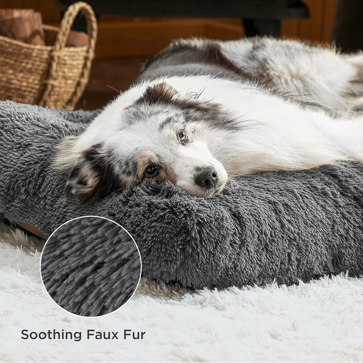 BEDSURE Flauschiges Hundebett Grosse Hunde - 89x58x8 cm Hundebett waschbar für grosse Hunde, rutschf