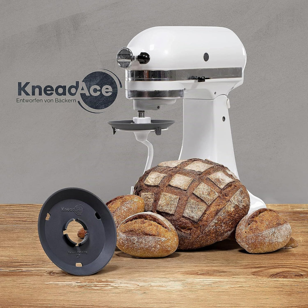 KneadAce Knethaken-Schutz für Küchenhelfer – verhindert, dass Ihr Teig hochklettert und Ihren Mixer