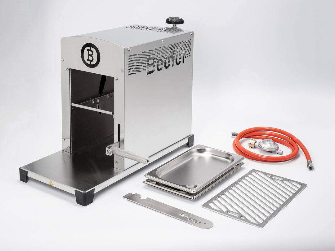 Beefer Pro II – Original Oberhitzegrill | 800 °C Keramikbrenner | Neue Brenner-Generation | Einhand-