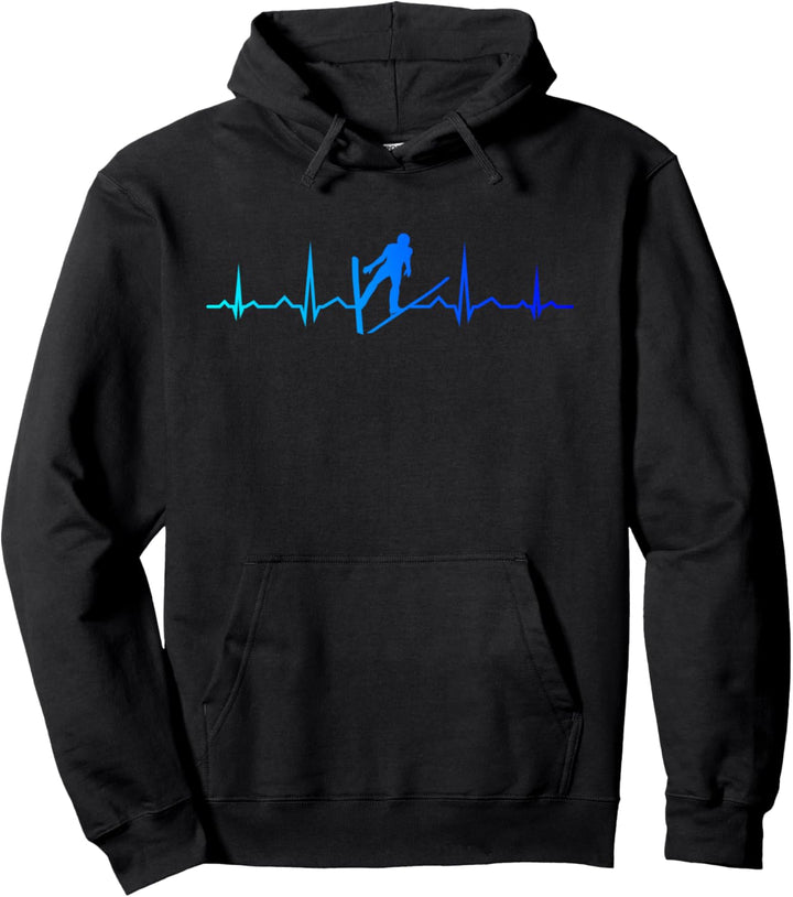 Herzschlag Skispringer Skifliegen Skispringen Herren Damen Pullover Hoodie