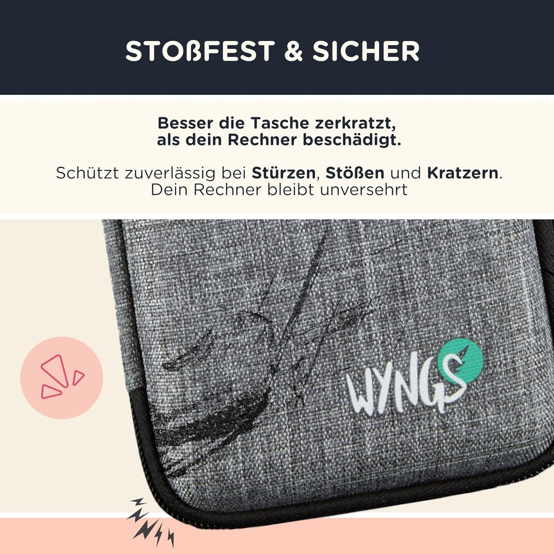 CALCUSO Sparpaket: Casio FX-991 DE X technisch-wissenschaftlicher Taschenrechner + WYNGS Schutztasch