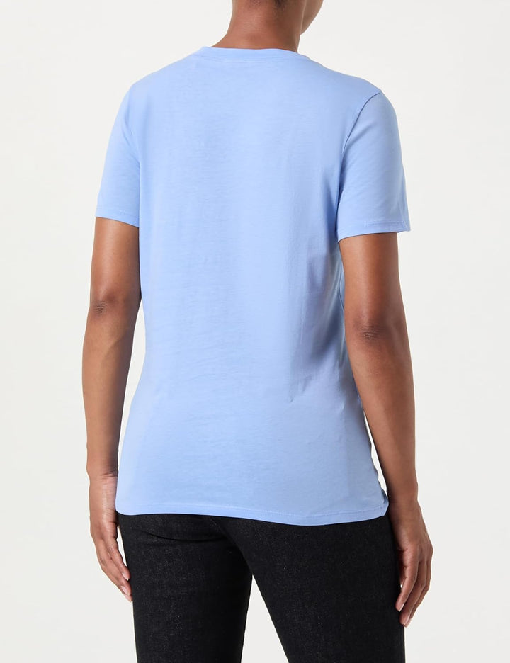 BOSS Damen T-Shirt S Bright Blue436, S Bright Blue436