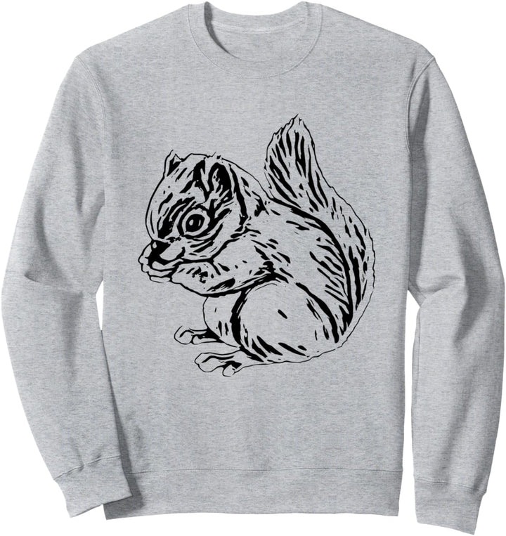 Eichhörnchen Streifenhörnchen Motiv buntes Design Nagetiere Sweatshirt