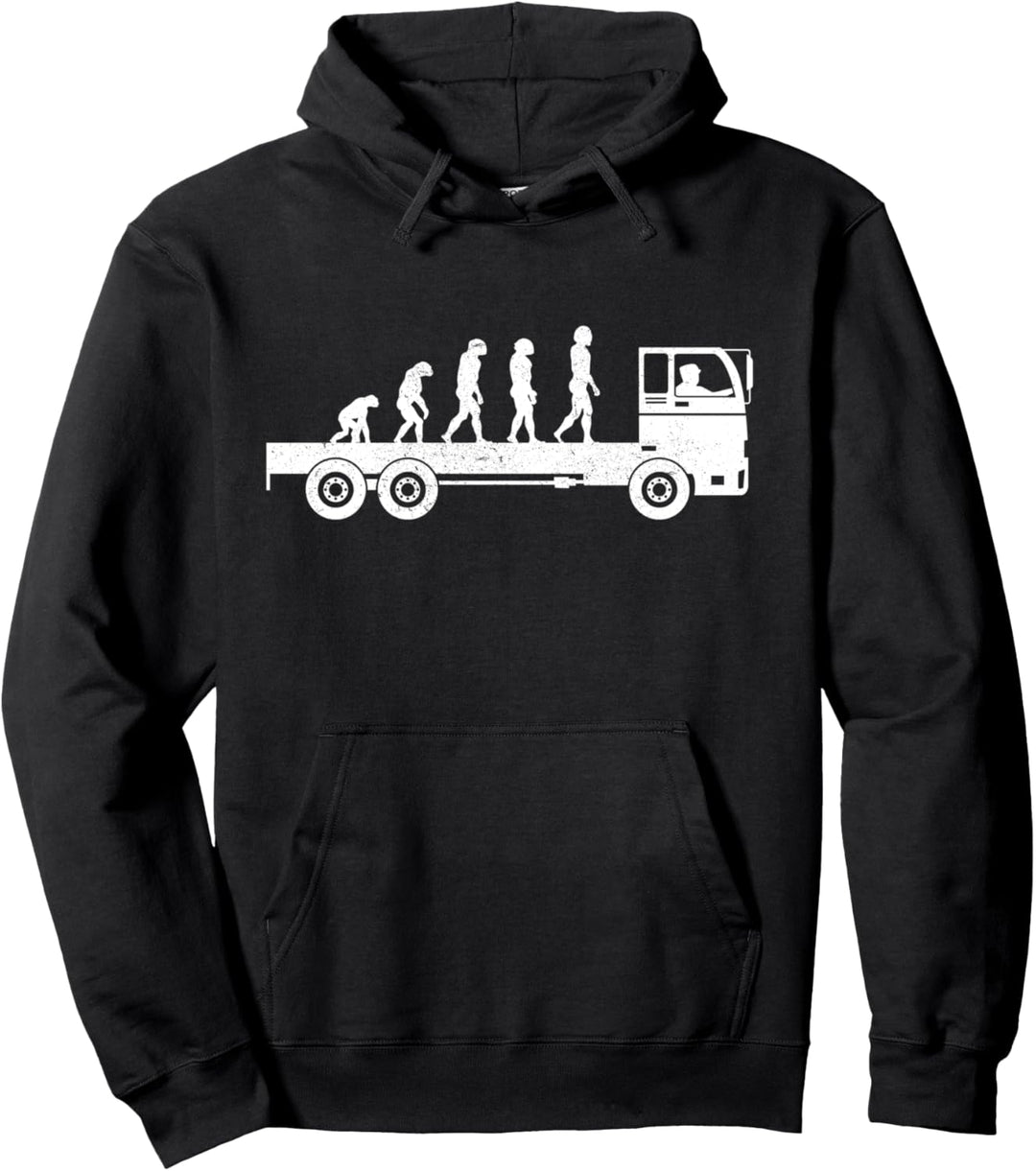 Evolution LKW Fahrer Fernfahrer Pullover Hoodie