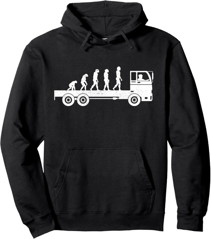 Evolution LKW Fahrer Fernfahrer Pullover Hoodie