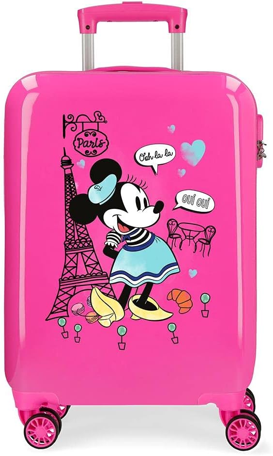 Disney Mädchen Gepäck- Kindergepäck, Fuchsie, 38 x 55 x 20 cms Tasche Fuchsie, Tasche Fuchsie