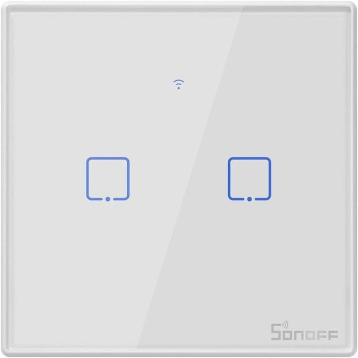 Sonoff Touch-Schalter T2 2C WiFi Marke, weiss, Modern