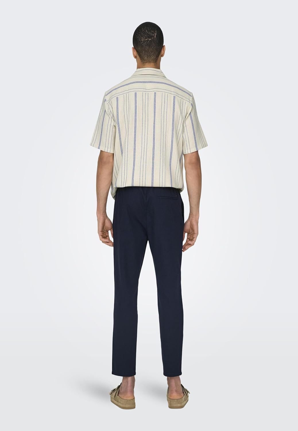 ONLY &amp; SONS Male Jogginghose Verjüngt Mid Rise Hose XL Dark Navy, XL Dark Navy