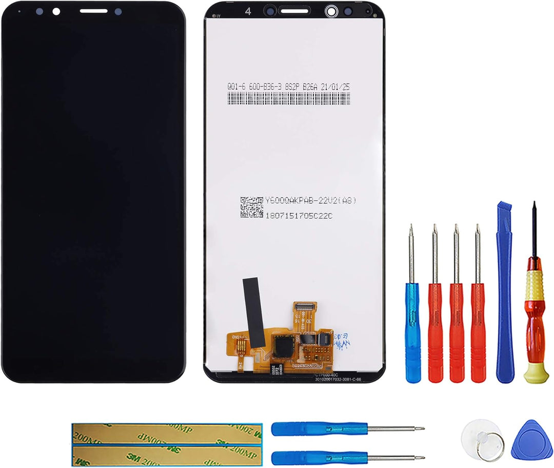 swark LCD Display Kompatibel mit Honor 7C LND-AL30, LND-AL40 (Schwarz Ohne Rahmen) Touchscreen + Too