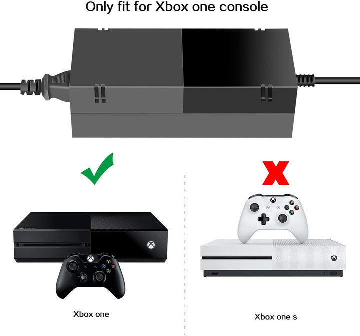 ARyee Xbox One Netzteil, Xbox One Power Brick, AC Adapter Netzteil Ladekabel Ersatz für Xbox One Kon