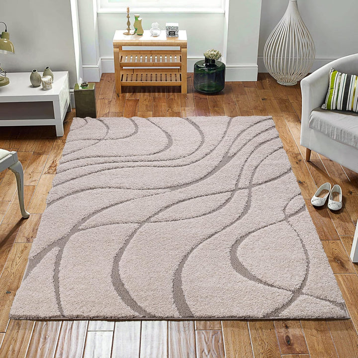 SANAT Wohnzimmer Teppich - Luxus Shaggy Nicht-schuppend Teppich, Wohnzimmer Schlafzimmer Esszimmer E
