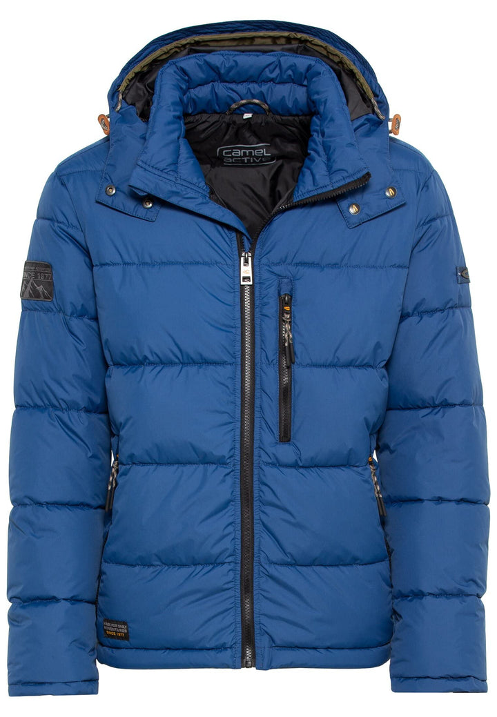 camel active Herren Steppjacke aus recyceltem Polyamid 30 Braun, 30 Braun