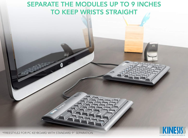 Kinesis Freestyle2 Tastatur (US-Tastenlayout QWERTY) Single, Single