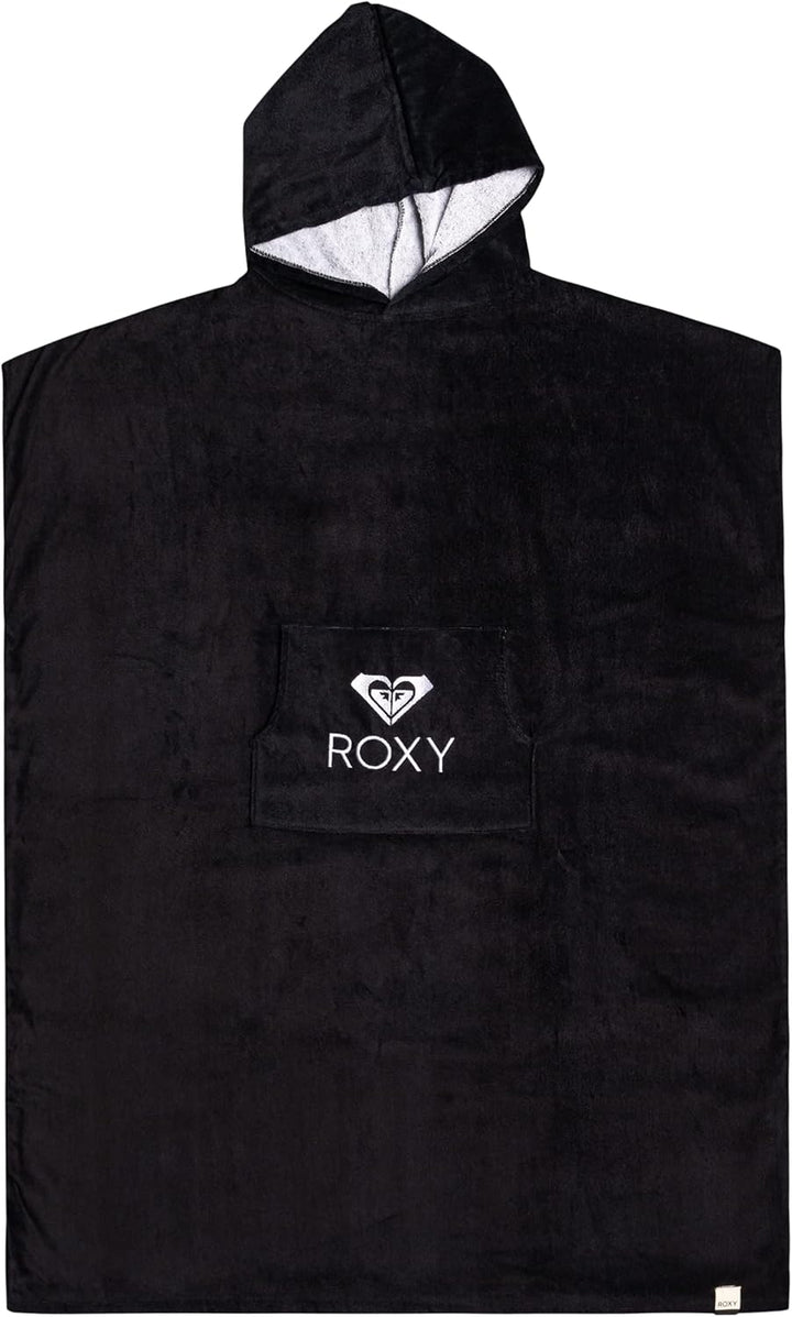 Roxy Stay Magical – Surfponcho für Damen ERJAA03828 Einheitsgrösse Anthracite, Einheitsgrösse Anthra