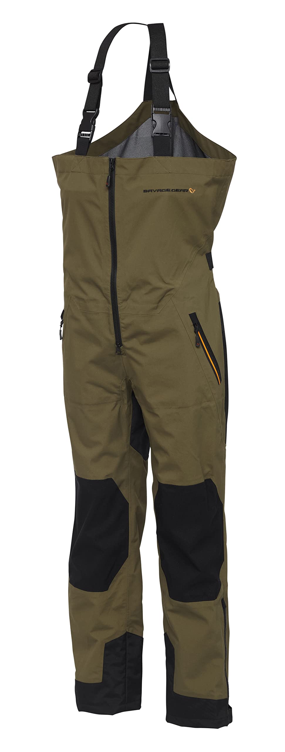 Savage Gear SG4 Bib & Brace M/L/XL Olive Green Latzhose Angeln Bekleidung, L