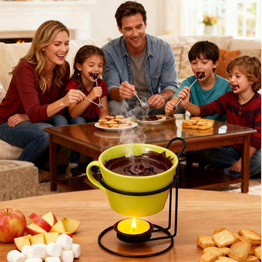 Generisch Käsefondue-| Zubereiter | Schokoladenschmelztasse | Für Butter, Käse, Romantische Abende,