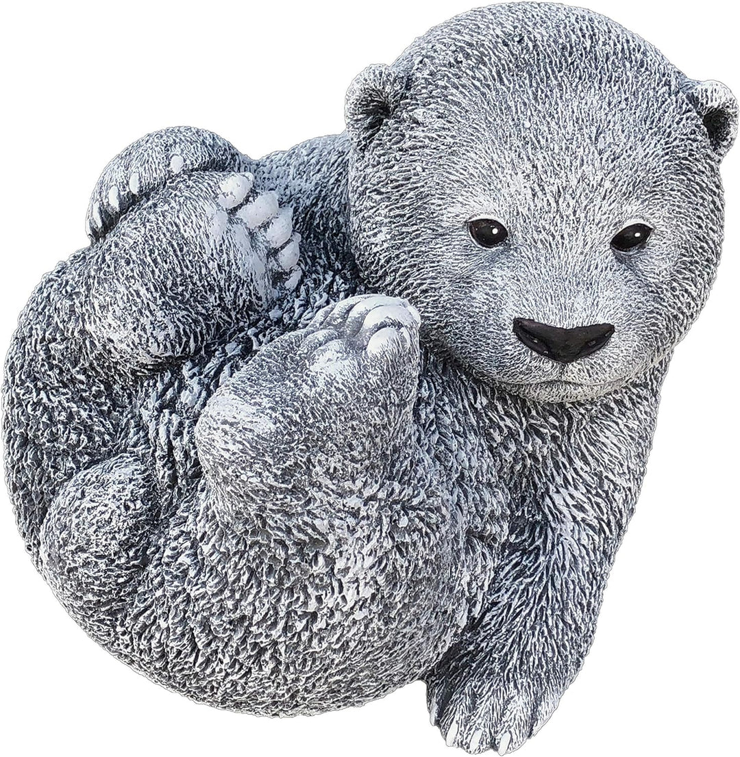 stoneandstyle Steinfigur grosser Bär Bärchen Panda, Frost- und wetterfest bis -30°C, massiver Steing