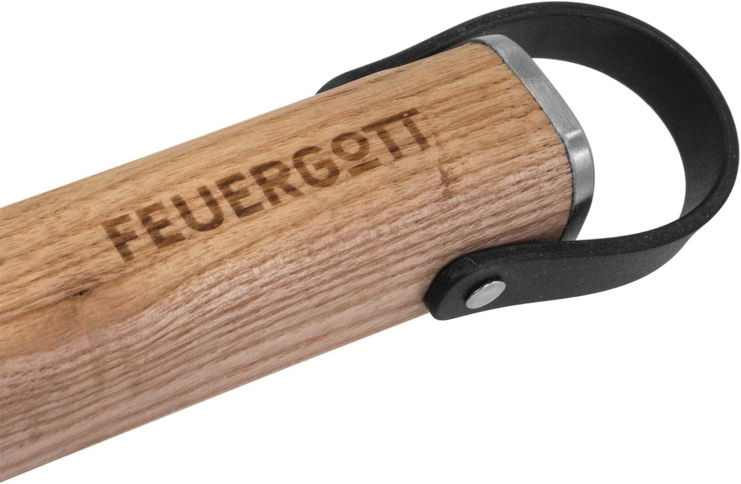 Grill- und Pfannenwender Edelstahl, Zedernholz Griffe mit Sägekante für Grill, BBQ, Plancha, Smash B