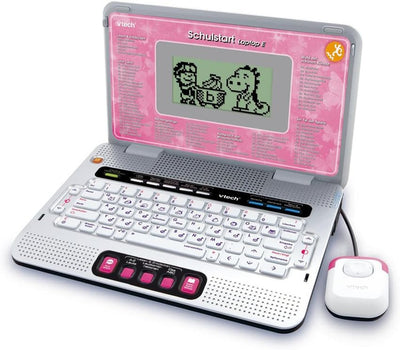 VTech Schulstart Laptop E – Lerncomputer mit 160 Lernspielen in Deutsch und Englisch – Zum Lernen vo