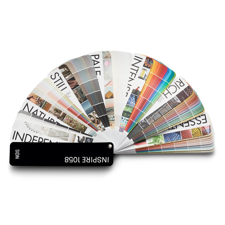NCS Inspire 1058, professionelle Farbkarte für Innendekoration, Aussendesign und Beschichtungsindust