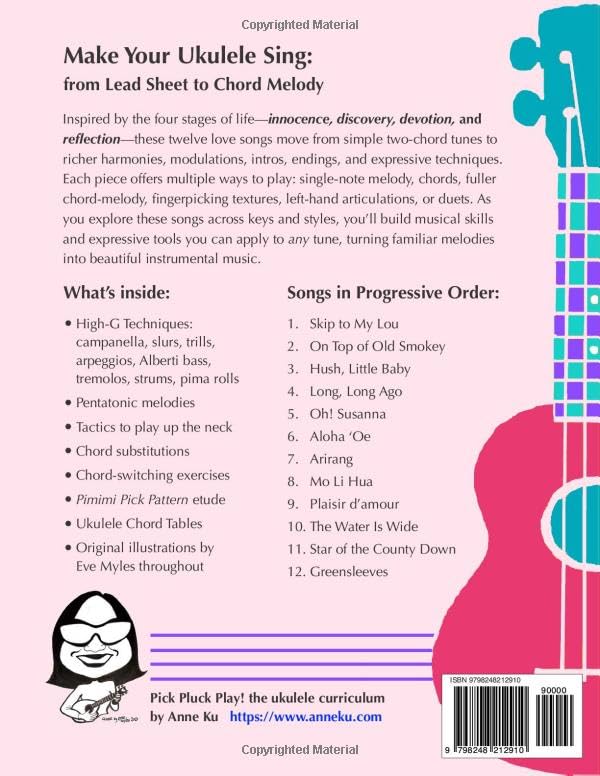 12 Timeless Love Songs: Fingerstyle Ukulele Chord Melody Arrangements (A Pick Pluck Play! Valentine'
