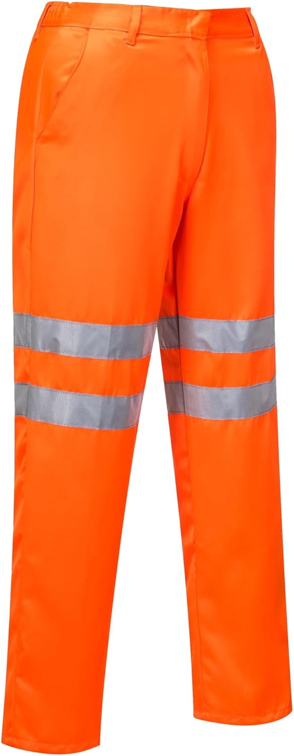 Portwest Warnschutz-Hose aus Polyester-Baumwolle RIS, Grösse: 5XL, Farbe: Orange, RT45ORR5XL 5XL Ora