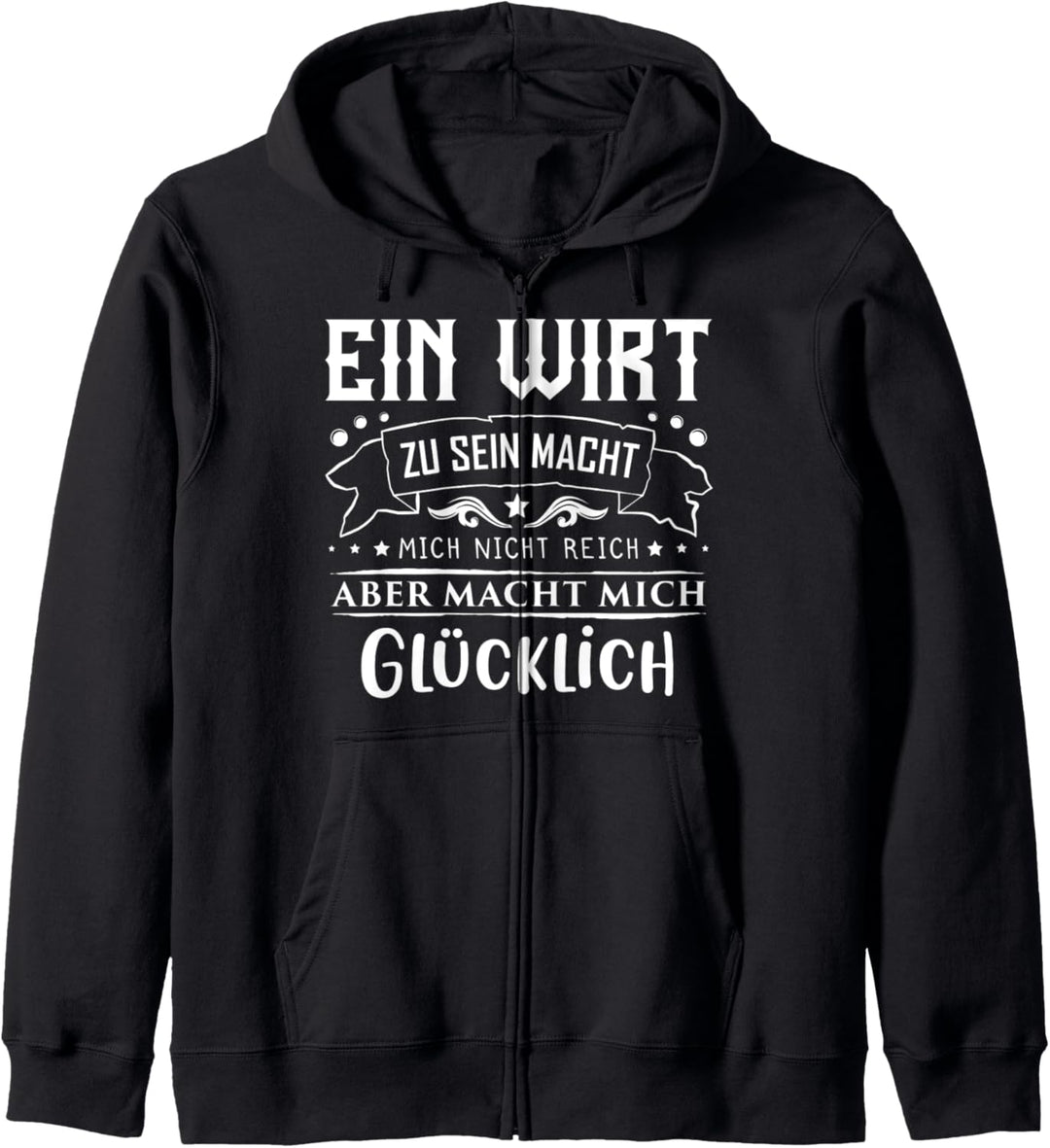 Wirt Betriebswirt Gastwirt Gastronom Geschenk Kapuzenjacke