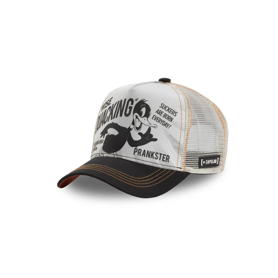 Capslab Joker DC Batman Black Trucker Cap, Beige