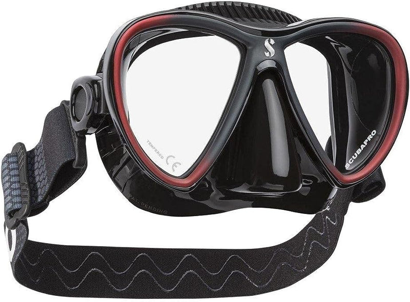 Scubapro Synergy Twin Trufit Scuba Diving Mask schwarz/silber (BLK/SILVER MIRROR), schwarz/silber (B