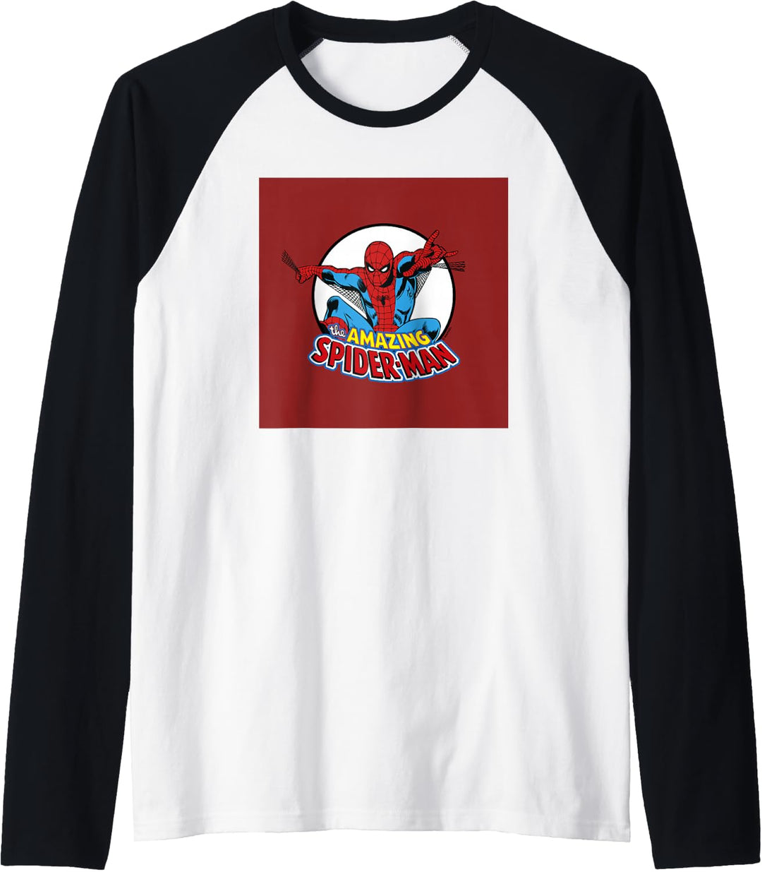 Marvel Amazing Spider-Man Retro Vintage Raglan
